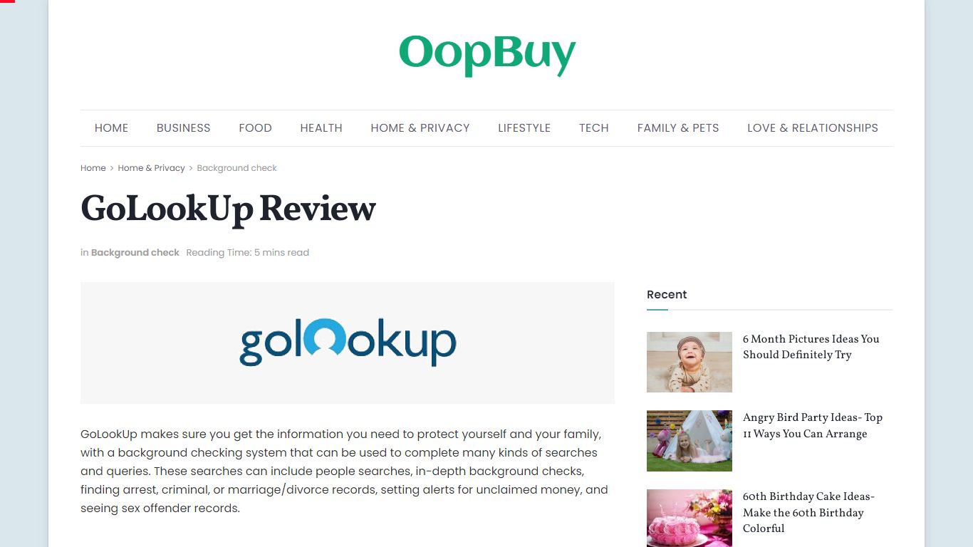 GoLookUp Review – OopBuy